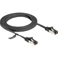 DeLOCK 80180, 2 m, Cat8.1, U/FTP (STP), RJ-45, RJ-45, Musta