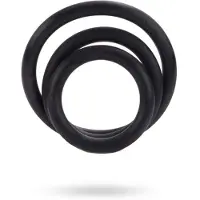 Calexotics Cal Exotics Black Rubber Ring Set