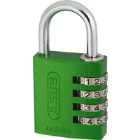 ABUS riippulukko 145/40 vihreä 4-numeroinen koodi