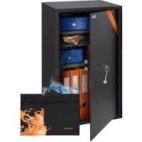 Brihard Business XXL K Black Pearl toimisto kassakaappi