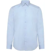 Calvin Klein Slim Esntl Poplin Nos Str Sld - Blue - 39