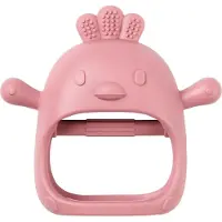 Nattou Soft Silicone Käsine Purulelu, Old Pink