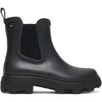 Tommy Hilfiger Flag Ankle Rainboot Warm Lining - Black - 39