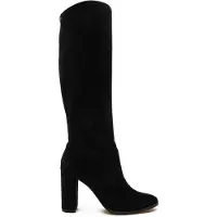 Ralph Lauren for woman. 802937807001 Black suede Artizan tall boots (38.5), 3 to 5 cm, None, Casual