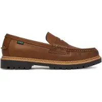 Ralph Lauren Jett Lug-Sole Leather Penny Loafer - Brown - 44