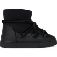 INUIKII for woman. 1001.003.0122 Classic Black Leather Boots (41), Flat, Laces, Casual