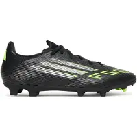 Adidas F50 League Fg/ag Electric Stealth - Musta/hopea/lucid Sitruuna, koko 46