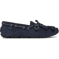 Ralph Lauren Anders Tasseled Suede Driver - Navy - 40