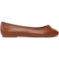 Ralph Lauren Super Soft Leather-Jayna-Fl-Csl - Brown - 38