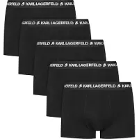 Karl Lagerfeld Bokserishortsit musta / valkoinen