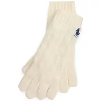 Ralph Lauren for woman. 455981440002 Cream white wool and cashmere gloves (OSFA), Casual