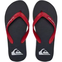 Quiksilver Varvastossut 'Molokai' punainen / valkoinen