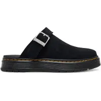Dr. Martens Brookline Mule Black Bronx Suede - Black - 44