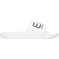EA7 unisex. 7X000108_AF15118 Maxilogo slippers white (36), Flat, None, Beachwear