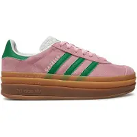 Adidas Originals Matalavartiset tennarit 'Gazelle Bold' vihreä / vanha roosa / valkoinen