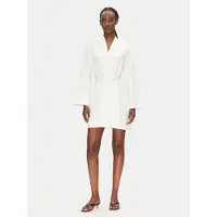 Hunkemoller Kimono Bridal Satin - White - M/L