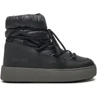 Moon Boot Women's Low Track Low Nylon Water-Repellent Black Talvikengät 36