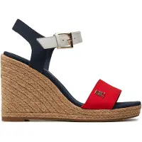 Tommy Hilfiger Wedge Esparto-kiilakorkosandaalit