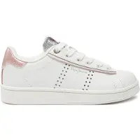 Pepe Jeans for woman/girl. PGS30600 Player Night Leather Sneakers white (37), Flat, Laces, Casual, children's fashion