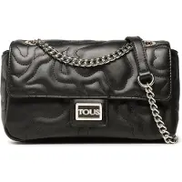 Tous for woman. 2001577051 Small shoulder bag with flap Kaos dream black (OSFA), Casual, Polyurethane