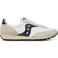 Saucony for man. S70884-9 Leather Sneakers Trainer 80 white (41), Flat, Laces, Casual