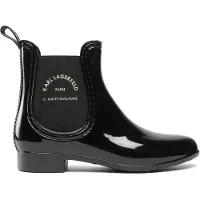 Karl Lagerfeld Kumisaappaat 'KALOSH II' musta