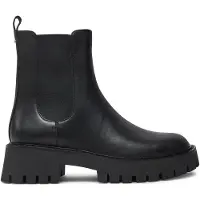 Michael Kors for woman. 40F4ASFE6L Black Asher Leather Ankle Boots (36), 3 to 5 cm, None, Casual