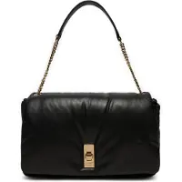 Tommy Hilfiger Soft Leather Olkalaukku Nahka 34 cm Musta