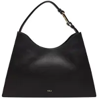 Furla Nuvola Olkalaukku Nahka 40 cm Musta