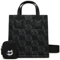 Karl Lagerfeld Ikon Olkalaukku 20.5 cm Musta
