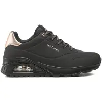 SKECHERS Matalavartiset tennarit 'Uno' kulta / musta