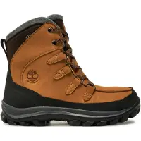 Timberland for man. TB19701R2311 Chillberg Mid Lace Up brown leather boots (47.5), Flat, Laces, Casual, Outdoor