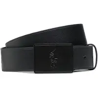 Ralph Lauren 36Mm Pp Plaque Belt - Black - 40