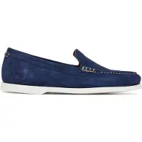 Ralph Lauren Ftw for man. 803932196002 Merton Leather Moccasins blue (43), Flat, None, Casual, Classic
