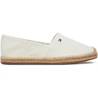 Tommy Hilfiger Flag Canvas Espadrille - White - 38