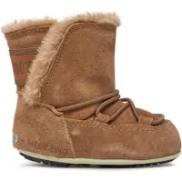 Moon Boot Ensiaskelkengät - Crib Suede - Viski - - 19/20 - Ensiaskelkengät