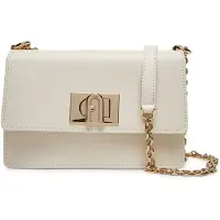 Furla 1927 Crossbody-laukku Nahka 20 cm Harmaa