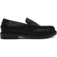 Ralph Lauren Jett Lug-Sole Leather Penny Loafer - Black - 41