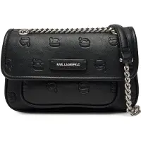 Karl Lagerfeld Ikon Olkalaukku 22 cm Musta