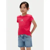 Calvin Klein Jeans Glitter Slim Fit Lyhythihainen T-paita
