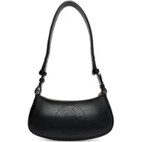 Karl Lagerfeld Circle Olkalaukku Nahka 32 cm Musta