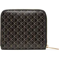 Calvin Klein Emblem Aop Square Zip Around - Black - ONE SIZE