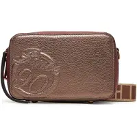 Hispanitas for woman. BI254158 Bronze Samba Met bag (OSFA), Casual, Polyurethane