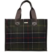 Barbour Turnberry Tartan Tote Bag - Green - ONE SIZE