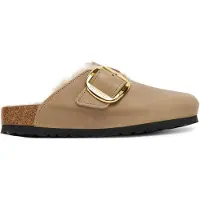 Birkenstock Boston Bb Shearling Leoi Tabacco Br Laf - Beige - 37