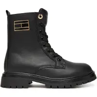 Tommy Hilfiger Lace Up Booties - Black - 38/24CM