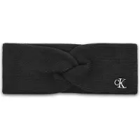 Calvin Klein Ck Fine Rib Twist Headband - Black - ONE SIZE