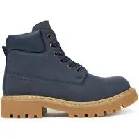 Tommy Hilfiger Lace Up Booties Faux Nubuck/Leather - Blue - 35/22.5CM
