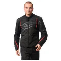 Rekurv E-11.01 tekstiilitakki Musta/Punainen Miehet, size 46