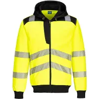 Portwest PW3 Hi-Vis vetoketjuhuppari